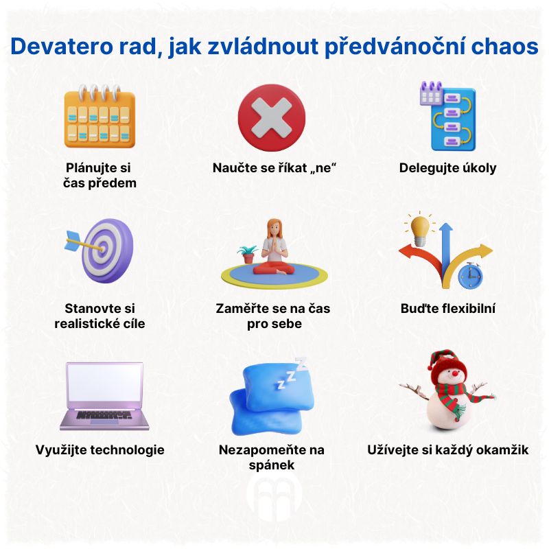 Devatero rad, jak zvládnout předvánoční chaos